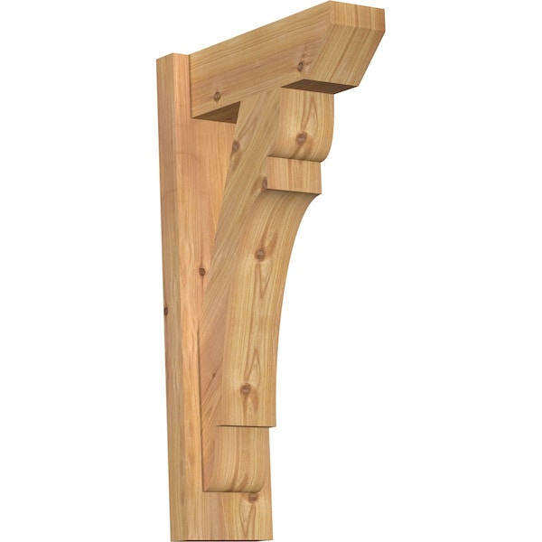 Ekena Millwork Olympic Slat Smooth Outlooker, Western Red Cedar, 5 1/2"W x 14"D x 26"H OUT06X14X26OLY06SWR - main